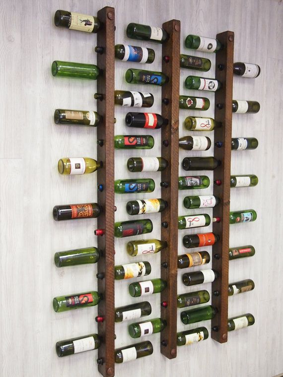 Special rack for wine bottles