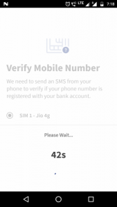 Sending a test SMS to verify phone number