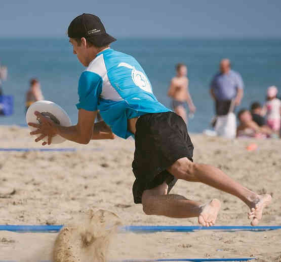 A frisbee expert can flawlessly catch a frisbee while diving, but he may not be guaranteed to catch a beach ball quite so well.