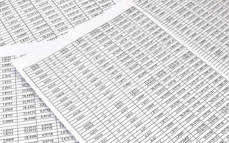 If data can be represented on paper by tables, then they make a good candidate for a database.